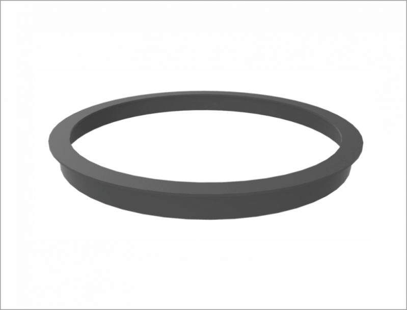 Grillrost aus Gusseisen mit Flansch 48 cm